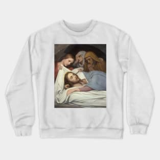 The Entombment by Ary Scheffer Crewneck Sweatshirt